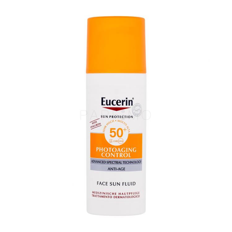 Eucerin Sun Protection Photoaging Control Face Sun Fluid SPF50+ Sonnenschutz fürs Gesicht für Frauen 50 ml