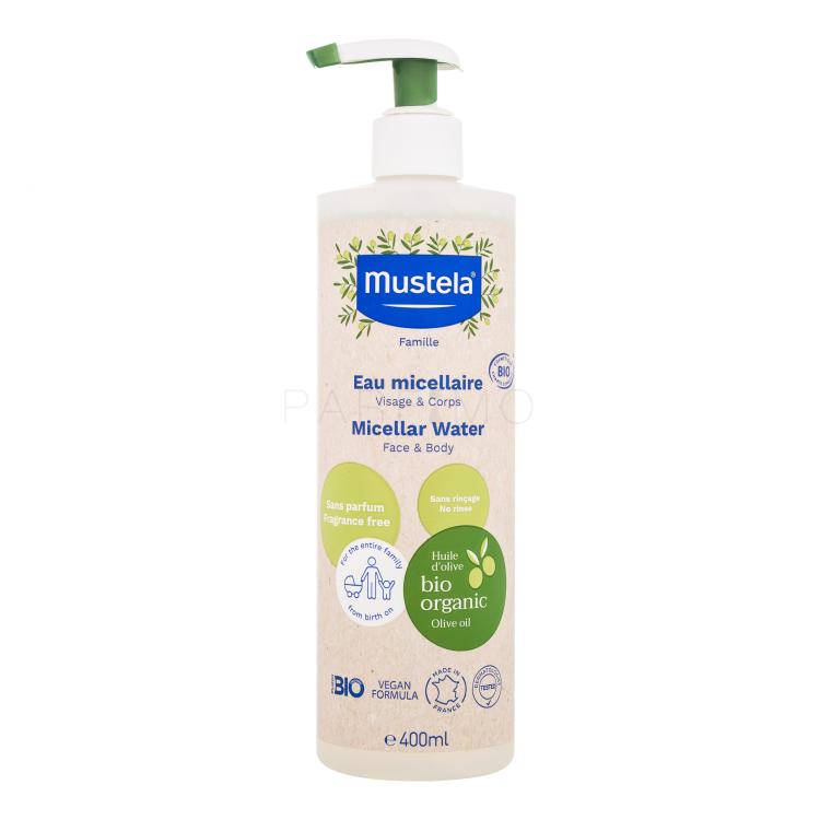 Mustela Bio Micellar Water Mizellenwasser für Kinder 400 ml