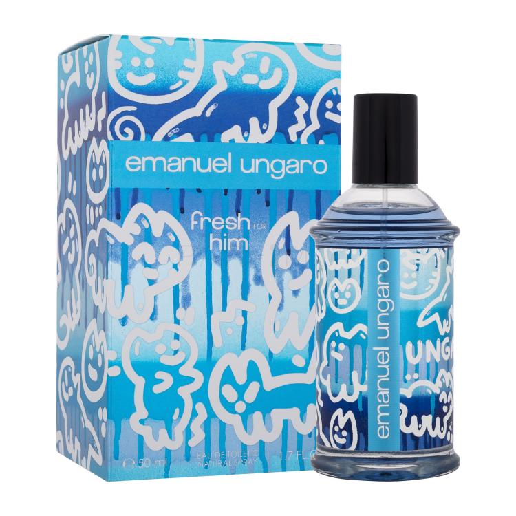 Emanuel Ungaro Fresh For Him Eau de Toilette für Herren 50 ml