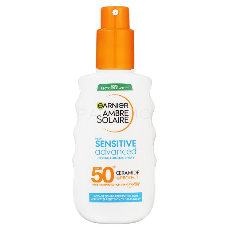 Garnier Ambre Solaire Sensitive Advanced Hypoallergenic Spray SPF50+ Sonnenschutz 150 ml