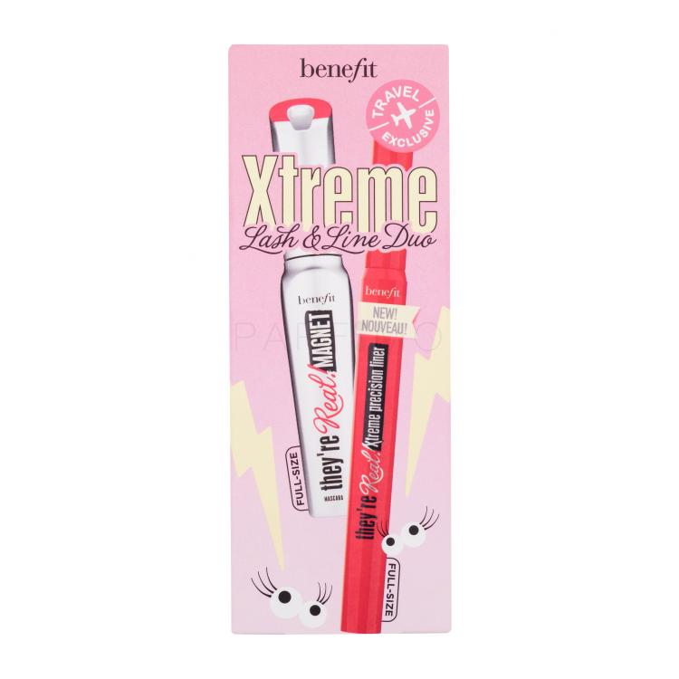 Benefit They´re Real! Xtreme Lash &amp; Line Duo Geschenkset They´re Real Magnet Mascara 9 ml + Eyeliner They´re Real Xtreme Precision Liner 0,35 ml Xtra Black