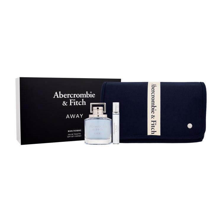 Abercrombie &amp; Fitch Away Geschenkset Eau de Toilette 100 ml + Eau de Toilette 15 ml + Kosmetiktasche