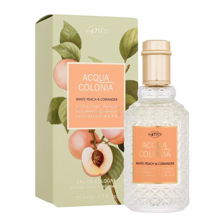 4711 Acqua Colonia White Peach &amp; Coriander Eau de Cologne 50 ml