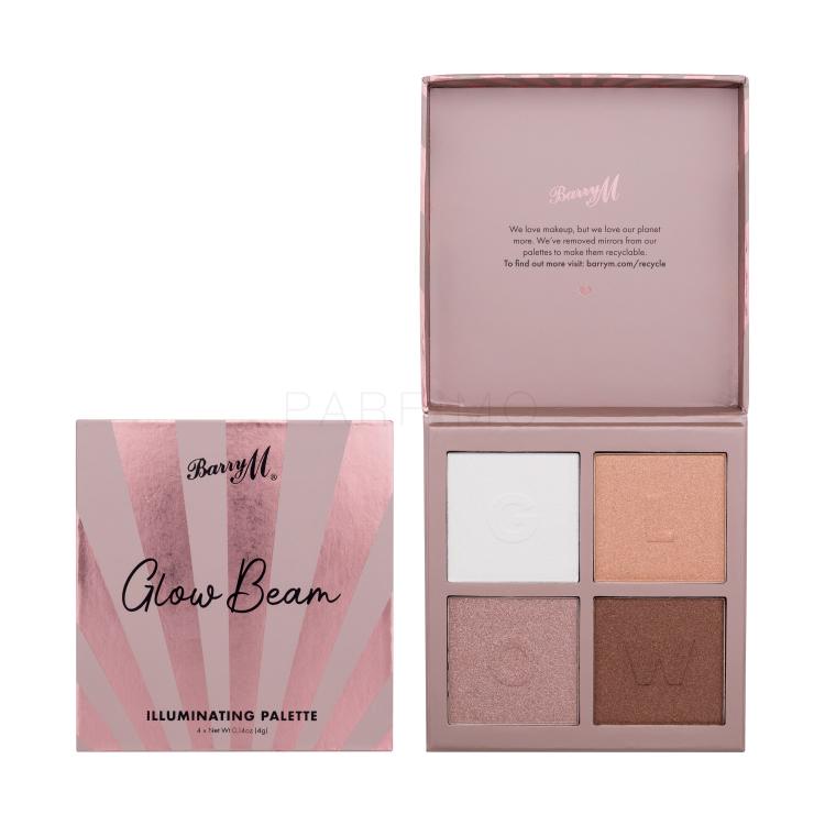 Barry M Glow Beam Illuminating Palette Highlighter für Frauen 16 g