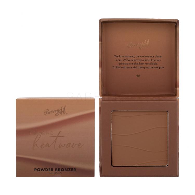Barry M Heatwave Powder Bronzer Bronzer für Frauen 7 g Farbton  Island