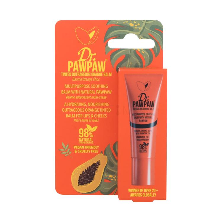 Dr. PAWPAW Balm Tinted Outrageous Orange Lippenbalsam für Frauen 10 ml