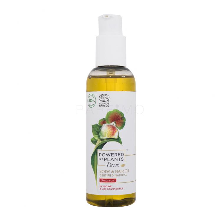 Dove Powered By Plants Geranium Body &amp; Hair Oil Körperöl für Frauen 100 ml