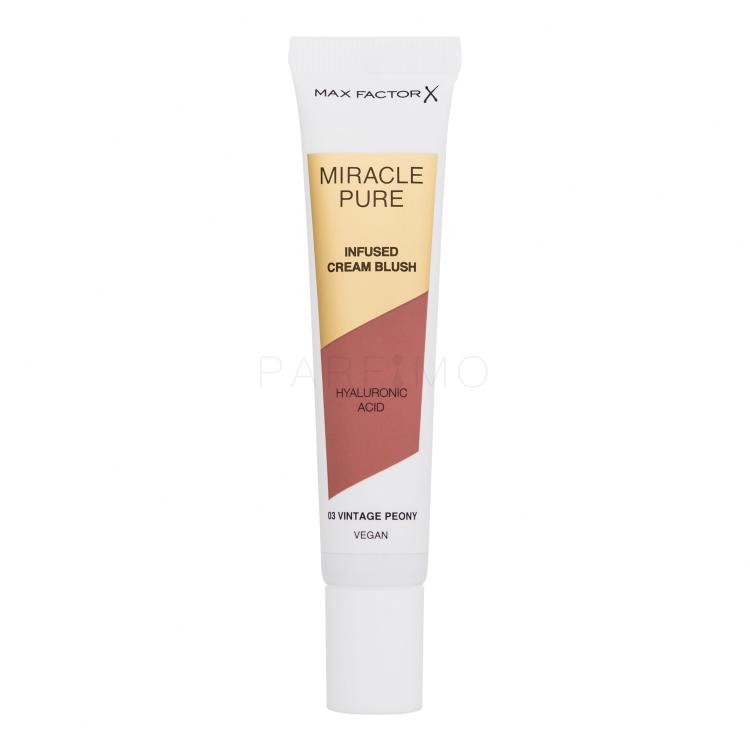 Max Factor Miracle Pure Infused Cream Blush Rouge für Frauen 15 ml Farbton  03 Vintage Peony