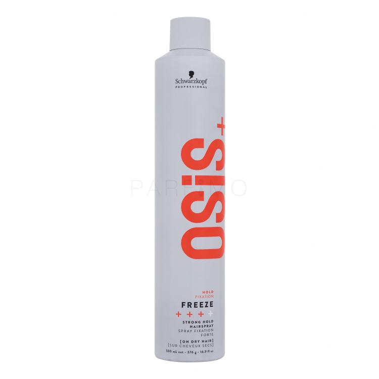 Schwarzkopf Professional Osis+ Freeze Strong Hold Hairspray Haarspray für Frauen 500 ml