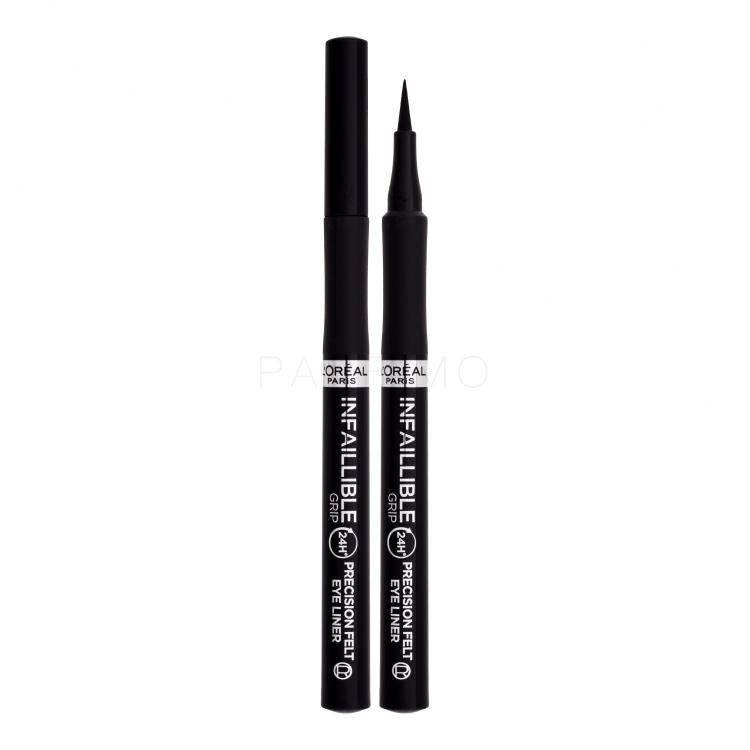 L'Oréal Paris Infaillible Grip 24H Precision Felt Eyeliner Eyeliner für Frauen 1 ml Farbton  01 Black