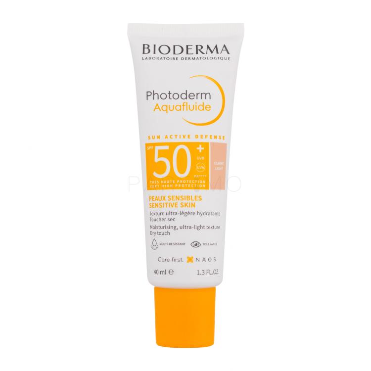 BIODERMA Photoderm Aquafluid Tinted SPF50+ Sonnenschutz fürs Gesicht 40 ml Farbton  Light