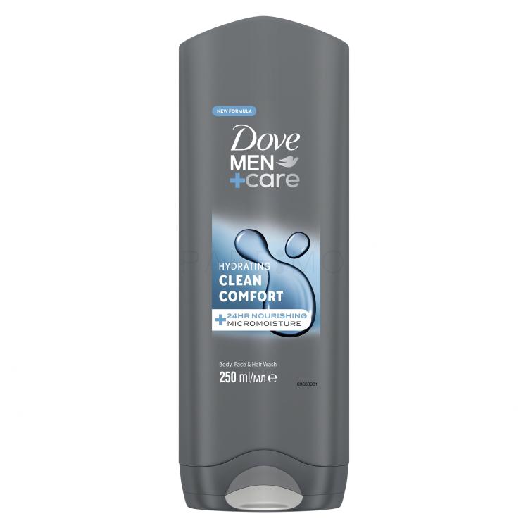 Dove Men + Care Hydrating Clean Comfort Duschgel für Herren 250 ml