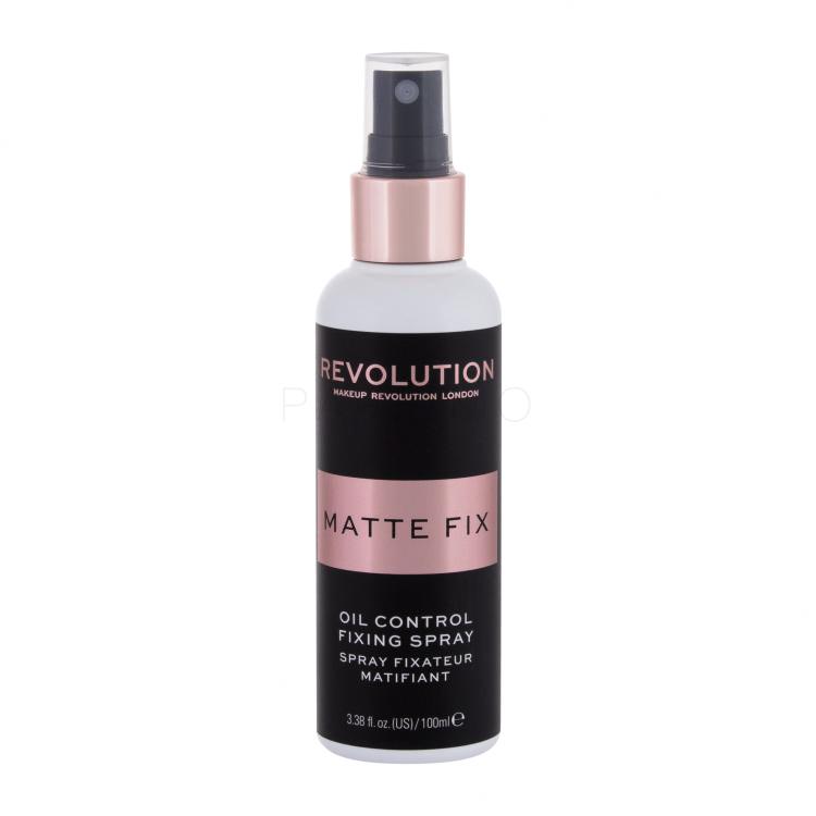 Makeup Revolution London Matte Fix Oil Control Spray Make-up Fixierer für Frauen 100 ml
