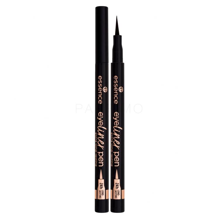 Essence Eyeliner Pen Extra Long-Lasting Waterproof Eyeliner für Frauen 1,1 ml Farbton  010 Blackest Black