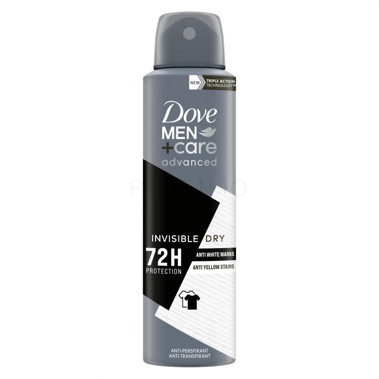 Dove Men + Care Advanced Invisible Dry 72H Antiperspirant für Herren 150 ml