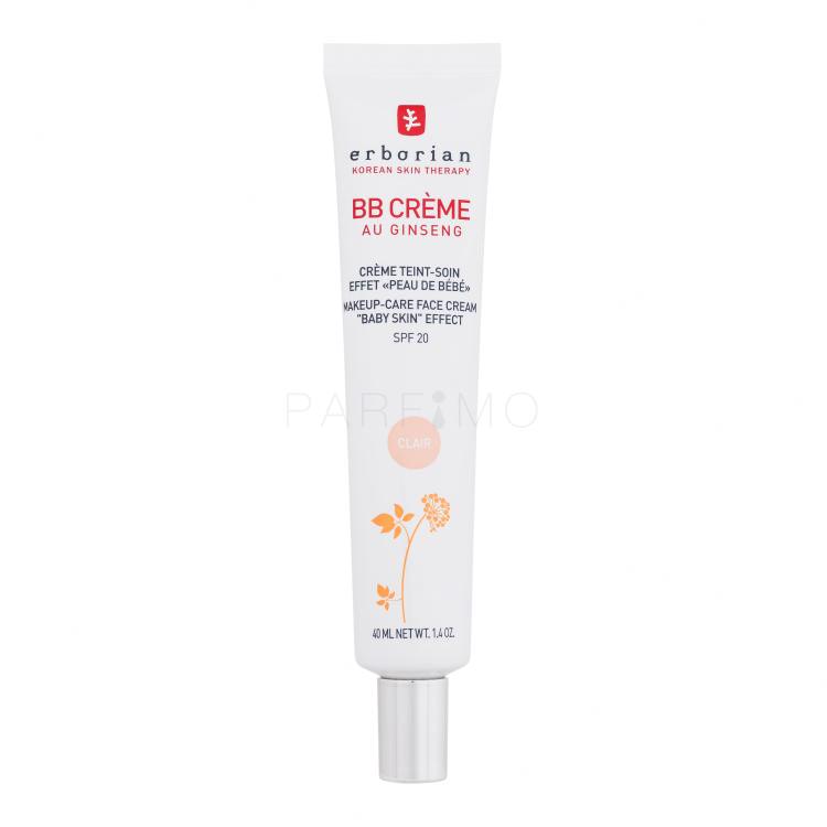 Erborian BB Crème Makeup-Care Face Cream SPF20 BB Creme für Frauen 40 ml Farbton  Clair