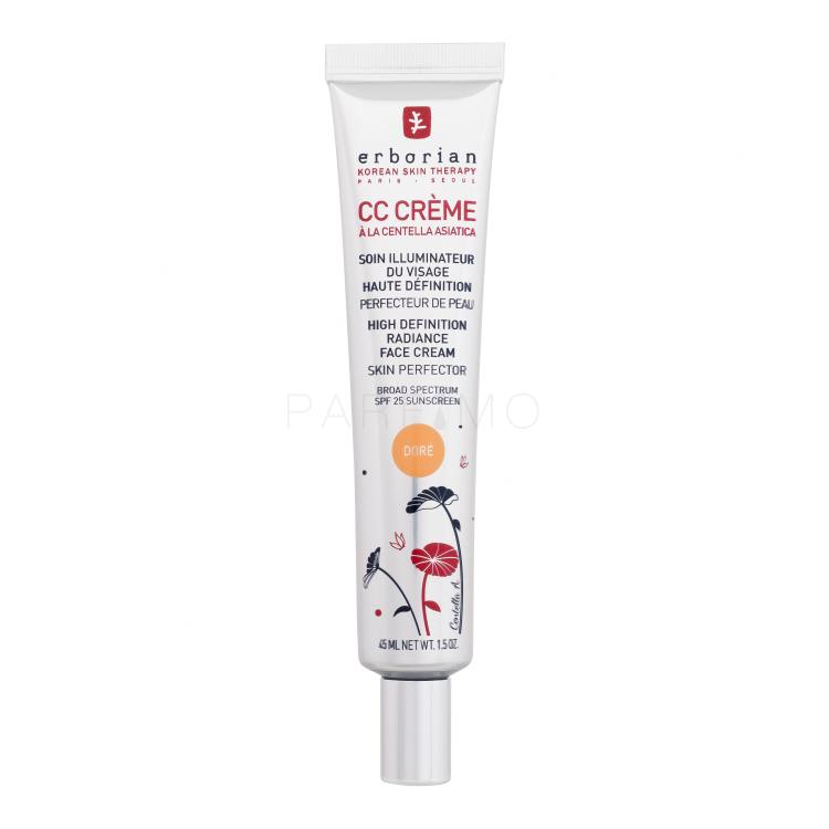 Erborian CC Crème High Definition Radiance Face Cream CC Creme für Frauen 45 ml Farbton  Doré