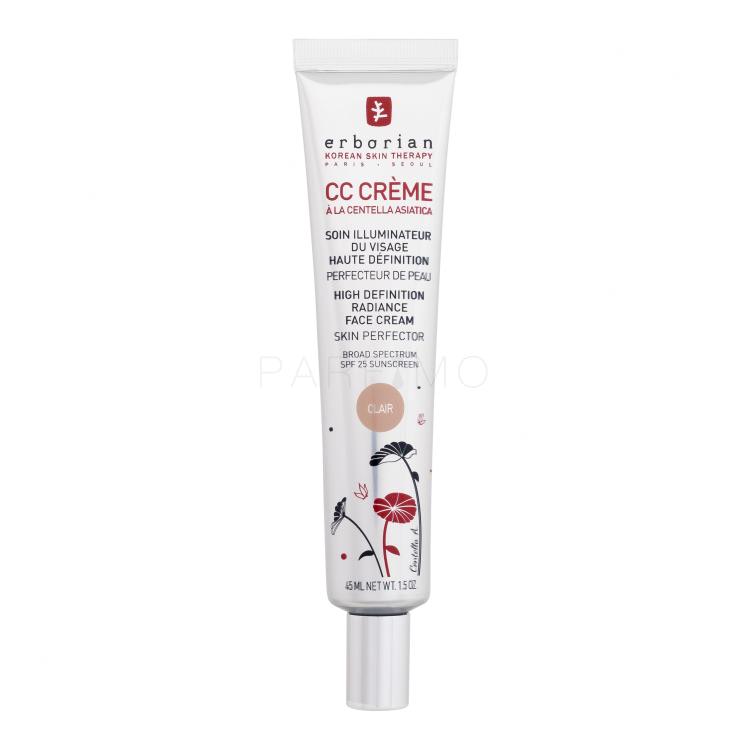 Erborian CC Crème High Definition Radiance Face Cream SPF25 CC Creme für Frauen 45 ml Farbton  Clair
