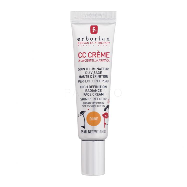 Erborian CC Crème High Definition Radiance Face Cream CC Creme für Frauen 15 ml Farbton  Doré