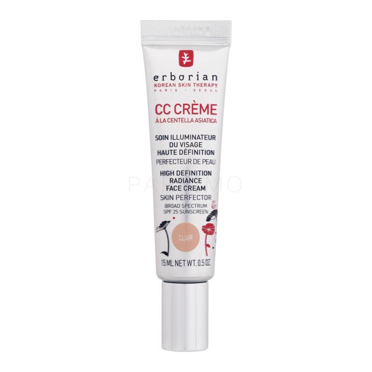Erborian CC Crème High Definition Radiance Face Cream CC Creme für Frauen 15 ml Farbton  Clair