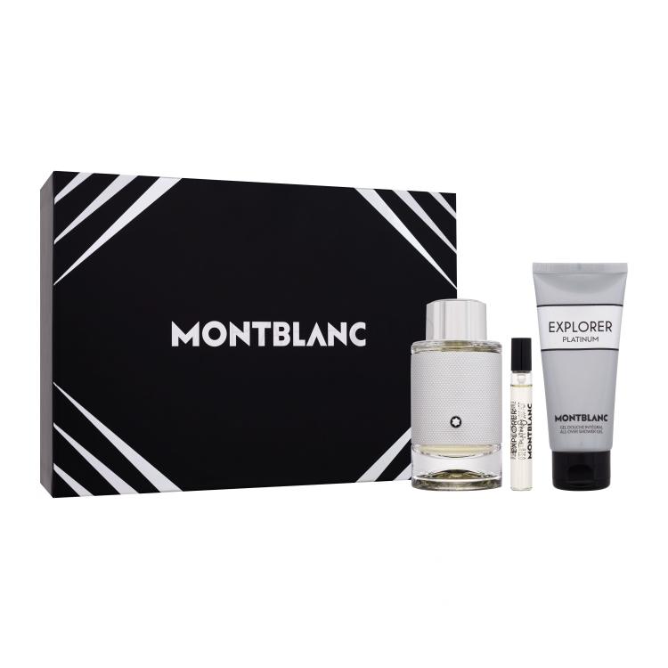 Montblanc Explorer Platinum Geschenkset Eau de Parfum 100 ml + Duschgel 100 ml + Eau de Parfum 7,5 ml
