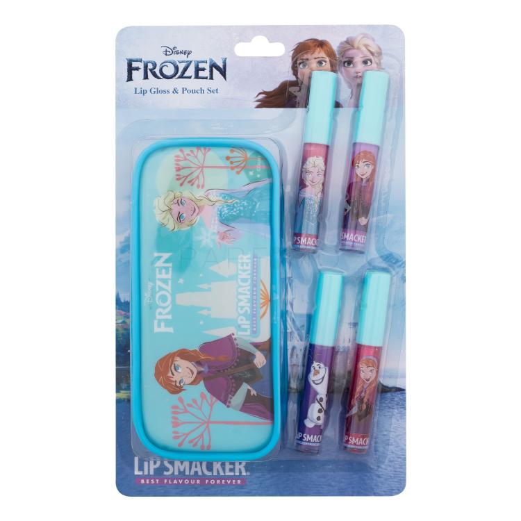 Lip Smacker Disney Frozen Lip Gloss &amp; Pouch Set Geschenkset Lipgloss 4 x 6 ml + Kosmetiktasche