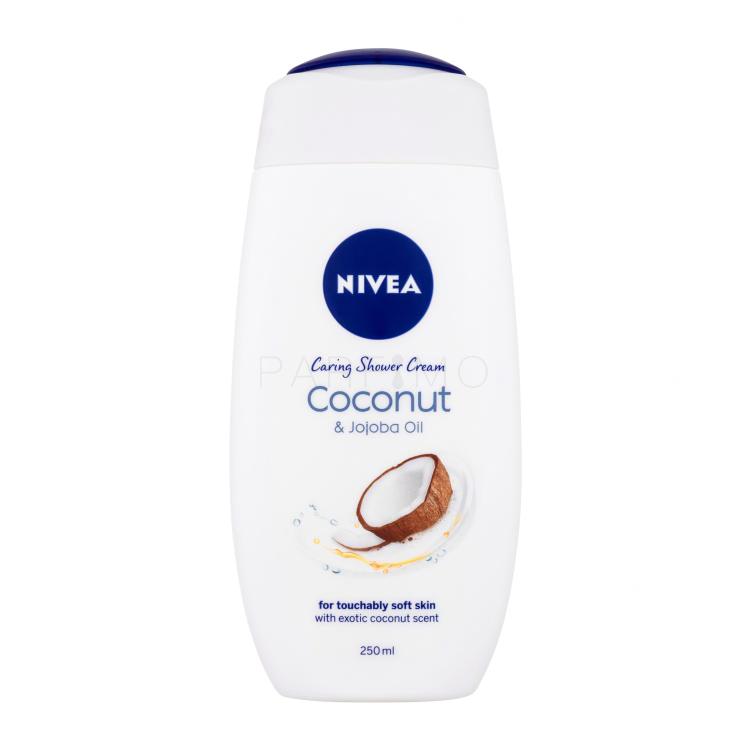 Nivea Coconut &amp; Jojoba Oil Duschcreme für Frauen 250 ml
