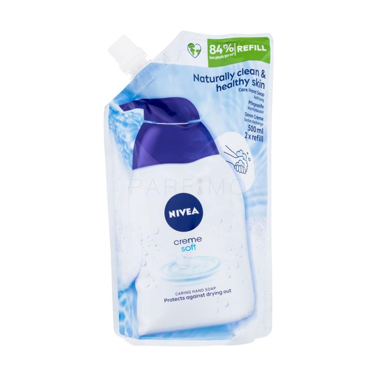 Nivea Creme Soft Care Soap Refill Flüssigseife für Frauen 500 ml