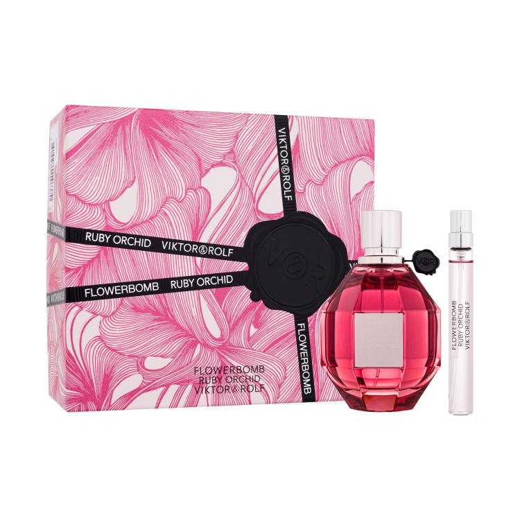Viktor &amp; Rolf Flowerbomb Ruby Orchid Geschenkset Eau de Parfum 100 ml + Eau de Parfum 10 ml