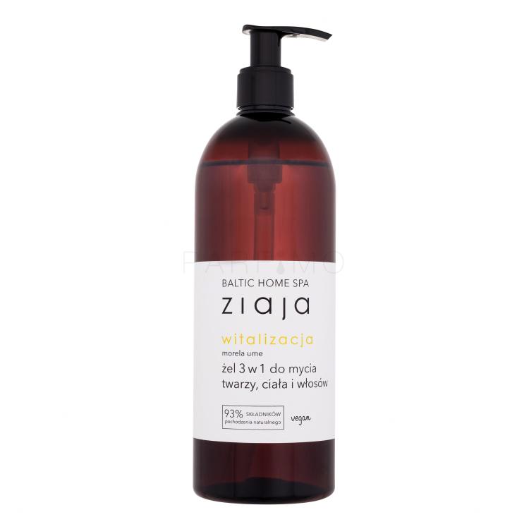 Ziaja Baltic Home Spa Vitality Shower Gel &amp; Shampoo 3 in 1 Duschgel für Frauen 500 ml
