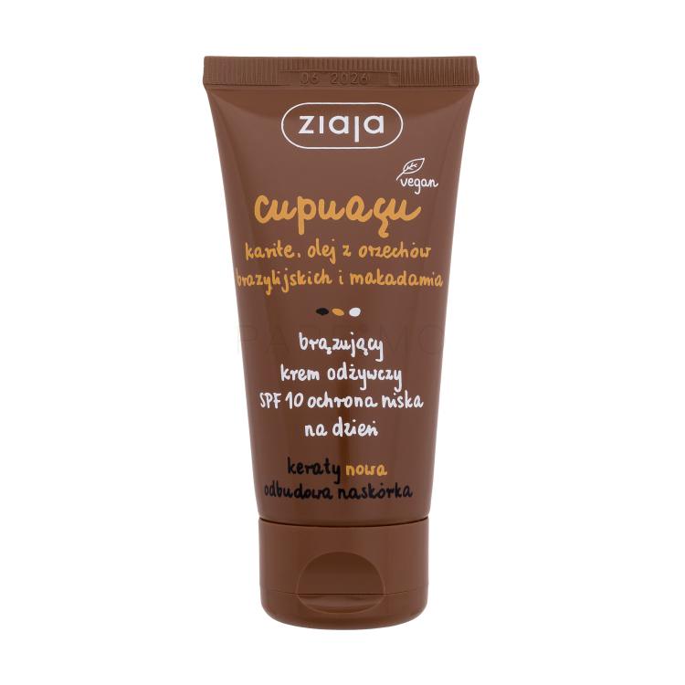 Ziaja Cupuacu Bronzing Nourishing Cream SPF10 Selbstbräuner für Frauen 50 ml