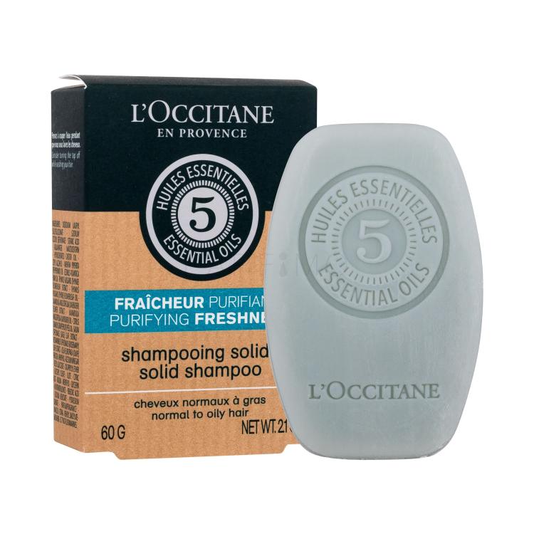 L&#039;Occitane Aromachology Purifying Freshness Solid Shampoo Shampoo für Frauen 60 g