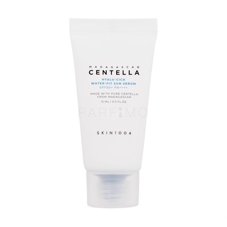 SKIN1004 Hyalu-Cica Water-Fit Sun Serum SPF50+ Sonnenschutz fürs Gesicht für Frauen 15 ml