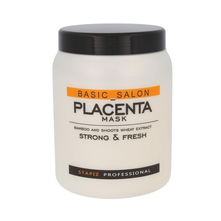Stapiz Basic Salon Placenta Haarmaske für Frauen 1000 ml