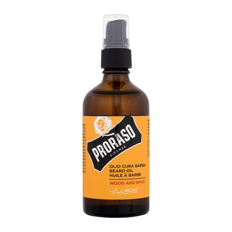 PRORASO Wood &amp; Spice Beard Oil Bartöl für Herren 100 ml