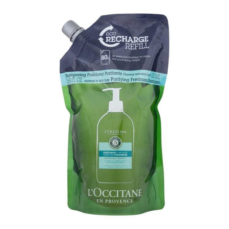 L&#039;Occitane Aromachology Purifying Freshness Shampoo für Frauen Nachfüllung 500 ml