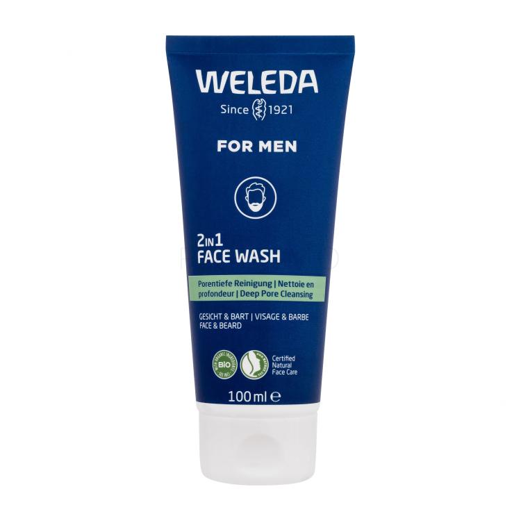 Weleda For Men 2in1 Face Wash Reinigungsgel für Herren 100 ml
