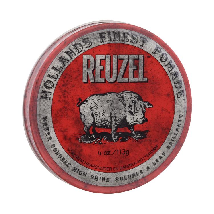 Reuzel Hollands Finest Pomade Water Soluble High Shine Haargel für Herren 113 g