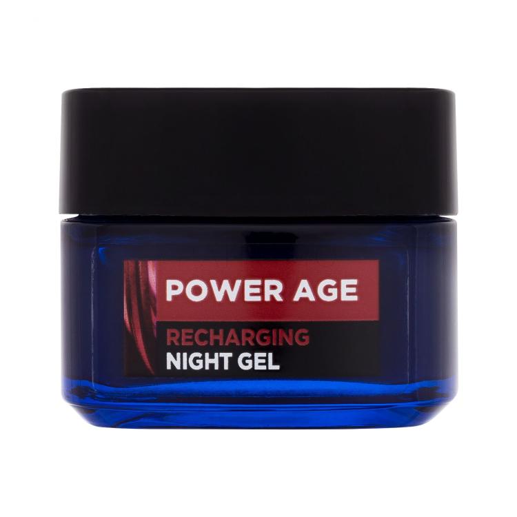 L'Oréal Paris Men Expert Power Age Recharging Night Gel Gesichtsgel für Herren 50 ml