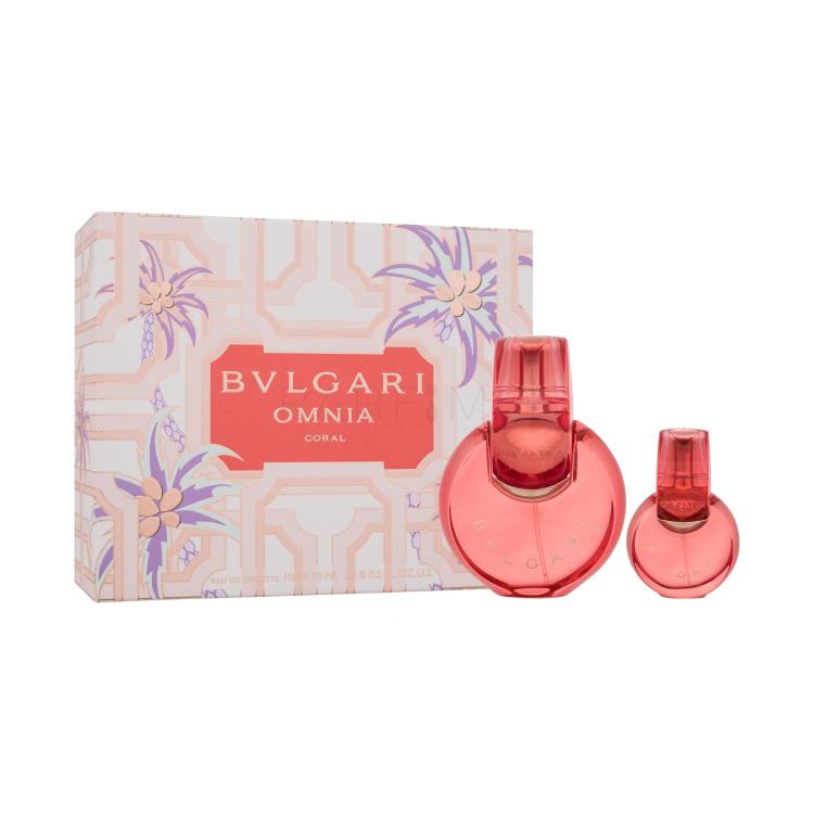 Bvlgari Omnia Coral Geschenkset Eau de Toilette 100 ml + Eau de Toilette 15 ml
