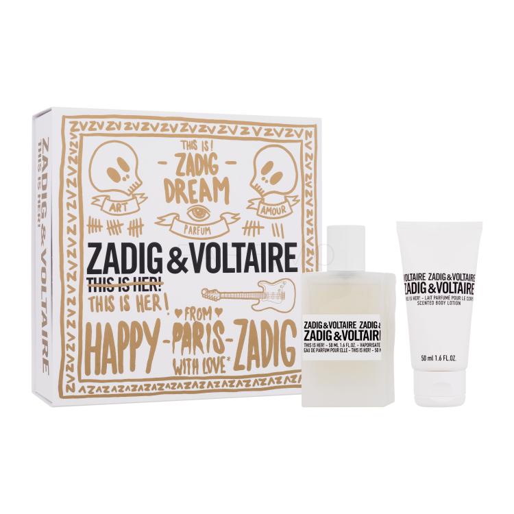Zadig &amp; Voltaire This is Her! Geschenkset Eau de Parfum 50 ml + Körperlotion 50 ml