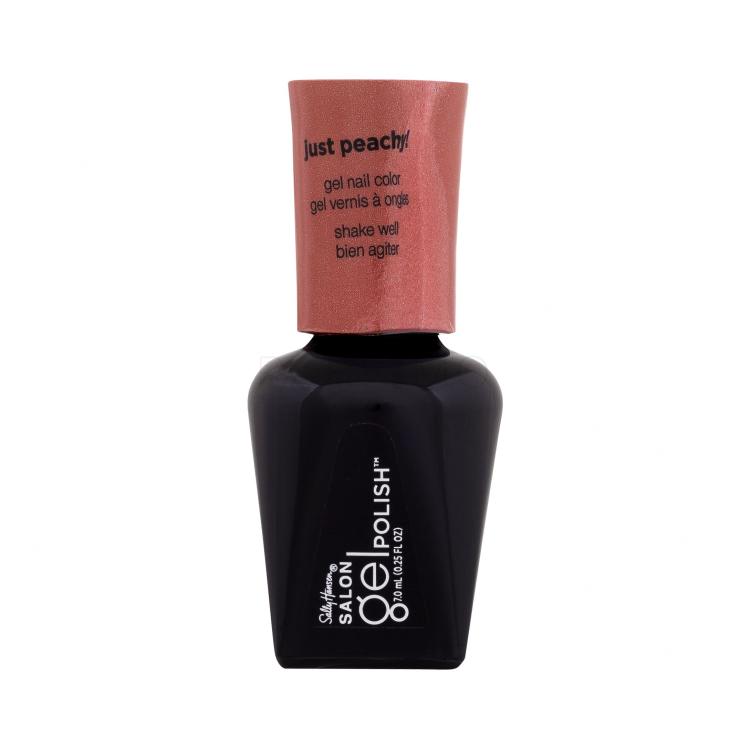 Sally Hansen Salon Gel Polish Gel Nail Color Nagellack für Frauen 7 ml Farbton  140 Just Peachy