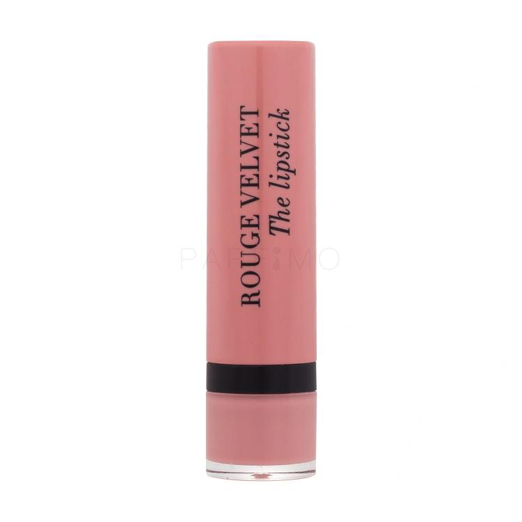 BOURJOIS Paris Rouge Velvet The Lipstick Lippenstift für Frauen 2,4 g Farbton  47 Rose Brûlé