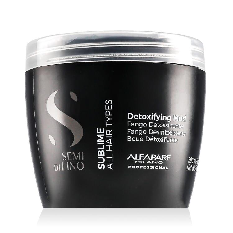 ALFAPARF MILANO Semi Di Lino Sublime Detoxifying Mud Haarmaske für Frauen 500 ml