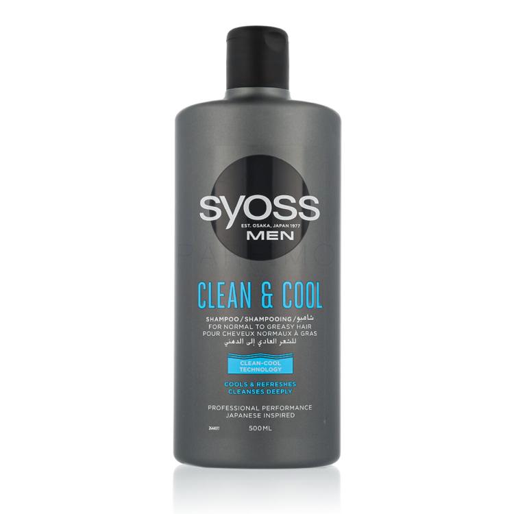 Syoss Men Clean &amp; Cool Shampoo für Herren 500 ml