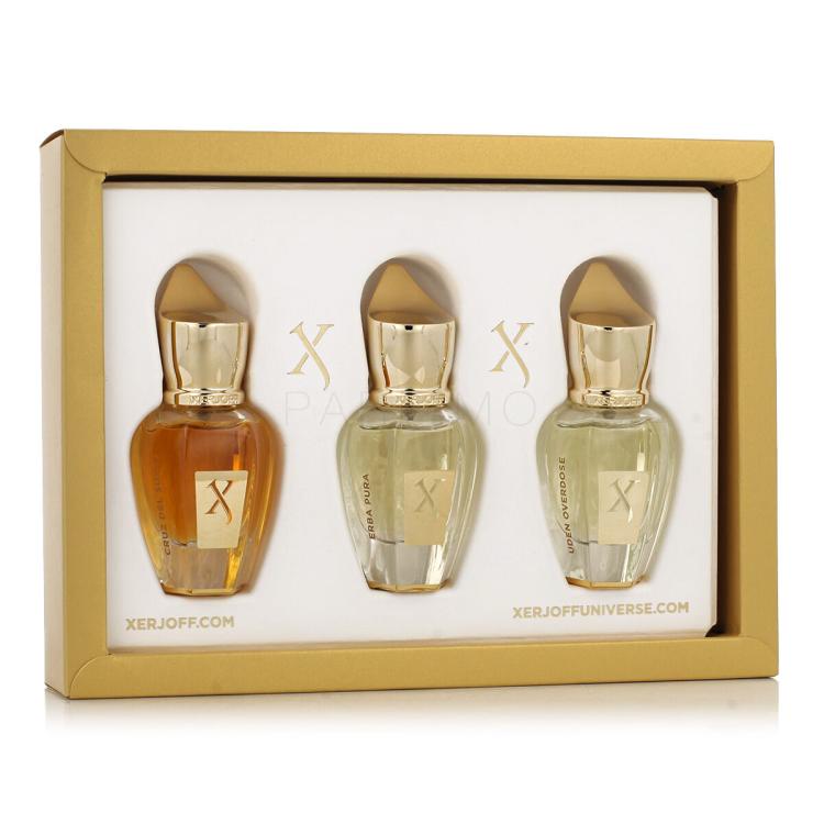 Xerjoff Discovery Set I Geschenkset Parfum Cruz Del Sur II 15 ml + Eau de Parfum Erba Pura 15 ml + Parfum Uden Overdose 15 ml