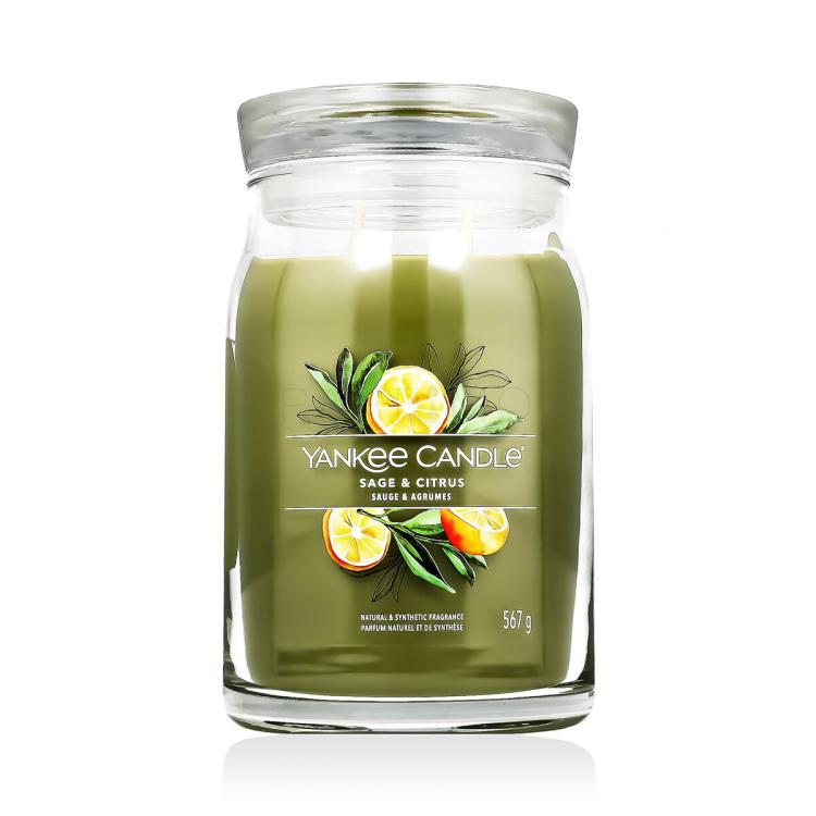 Yankee Candle Signature Sage &amp; Citrus Duftkerze 567 g
