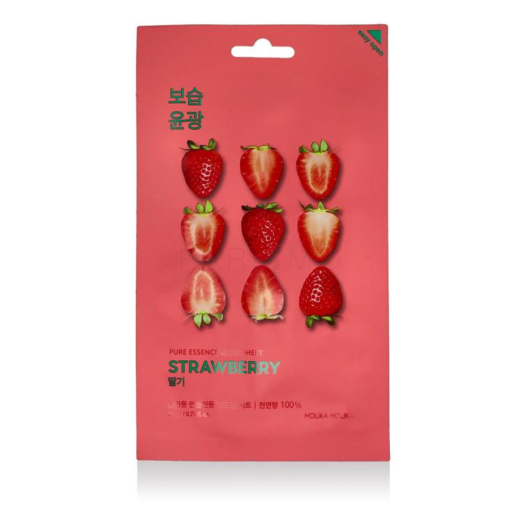 Holika Holika Pure Essence Mask Sheet Strawberry Gesichtsmaske 23 ml