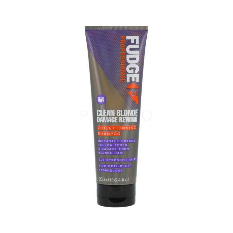 Fudge Professional Clean Blonde Damage Rewind Violet-Toning Shampoo Shampoo 250 ml