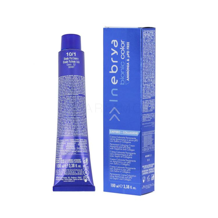 Inebrya Bionic Color Haarfarbe 100 ml Farbton  10/1 Blonde Platinum Ash